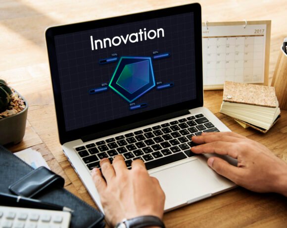 A person working in relation to innovation